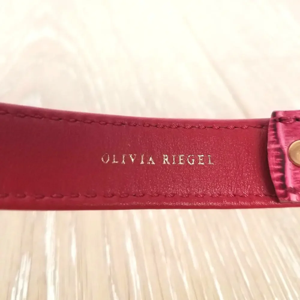 Olivia Riegel | Pink Dog Collar Swarovski Crystals Small to Medium